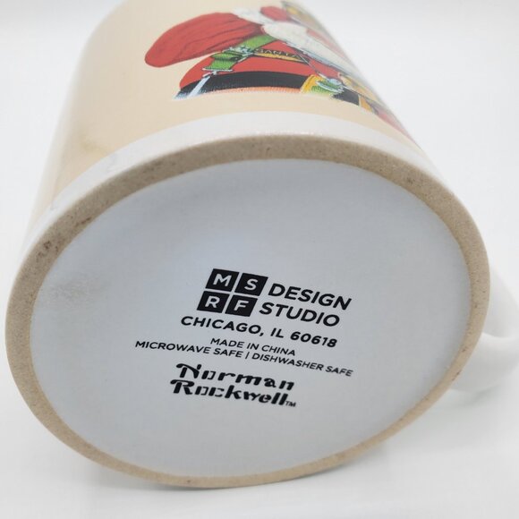 Norman Rockwell Inspired Space Age Santa Mug - Picture 5 of 7